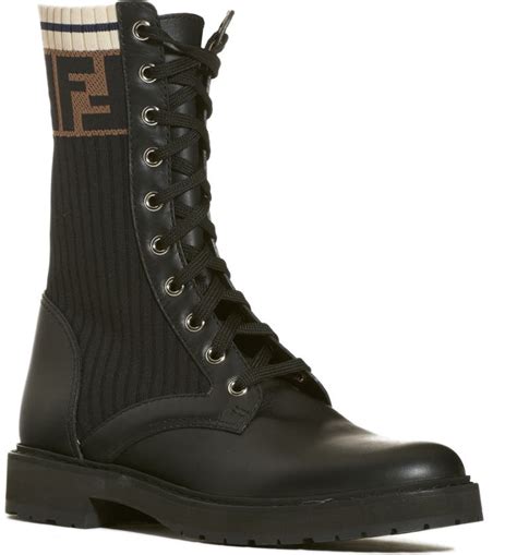 combat boots fendi|fendi thigh high sock boots.